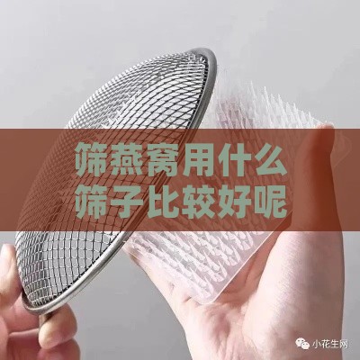 筛燕窝用什么筛子比较好呢，清洗燕窝适用多少目筛子？