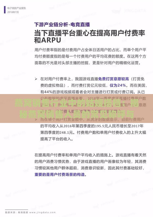 燕窝销售行业中的姑嫂搭档：揭秘燕窝销售人员的常见称呼与职责