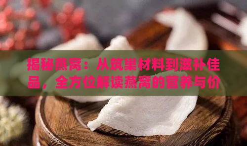 揭秘燕窝：从筑巢材料到滋补佳品，全方位解读燕窝的营养与价值