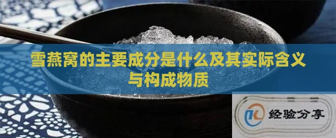 雪燕窝的主要成分是什么及其实际含义与构成物质