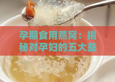 孕期食用燕窝：揭秘对孕妇的五大益处与营养优势