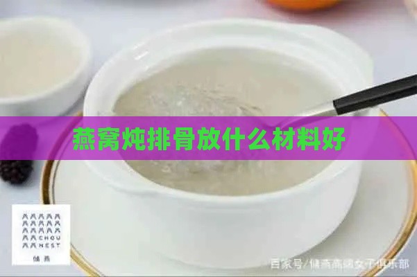 燕窝炖排骨放什么材料好