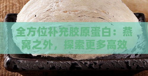 全方位补充胶原蛋白：燕窝之外，探索更多高效补胶食材与方案