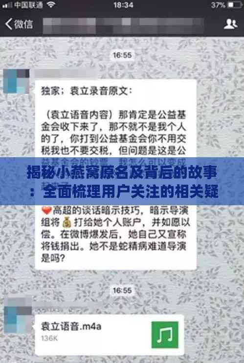 揭秘小燕窝原名及背后的故事：全面梳理用户关注的相关疑问