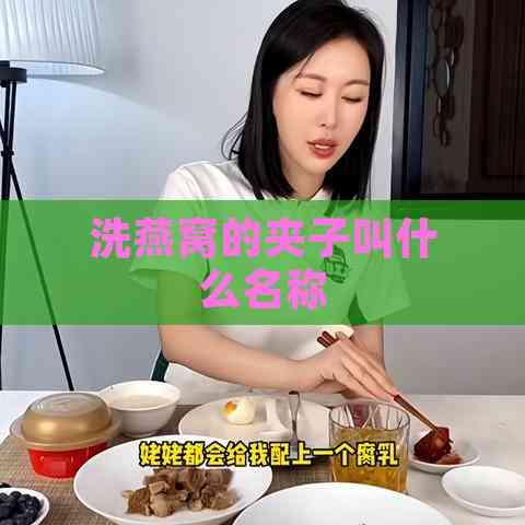 洗燕窝的夹子叫什么名称