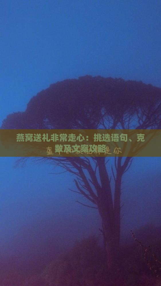 燕窝送礼非常走心：挑选语句、克数及文案攻略