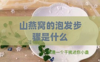 山燕窝的泡发步骤是什么