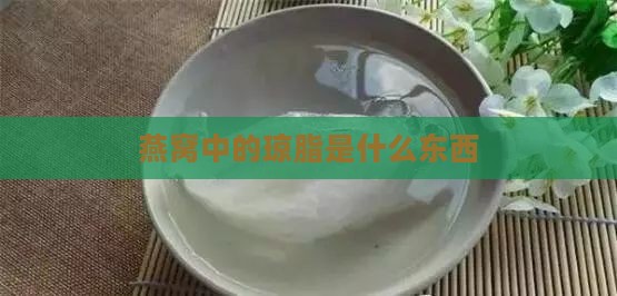 燕窝中的琼脂是什么东西