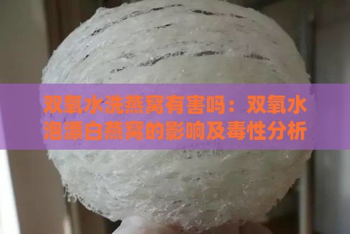 双氧水洗燕窝有害吗：双氧水泡漂白燕窝的影响及性分析