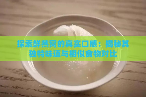 探索鲜燕窝的真实口感：揭秘其独特味道与相似食物对比