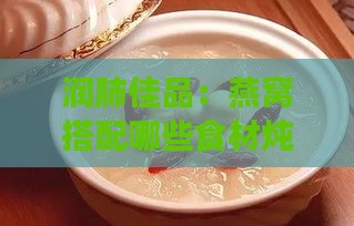 润肺佳品：燕窝搭配哪些食材炖煮更滋养肺部