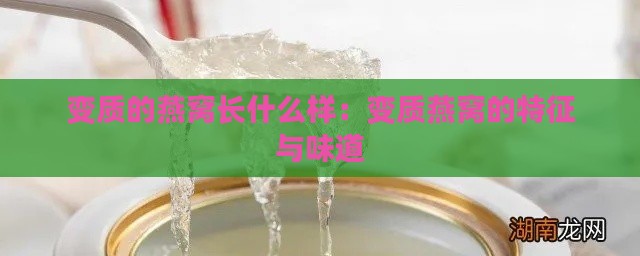 变质的燕窝长什么样：变质燕窝的特征与味道