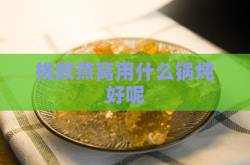 桃胶燕窝用什么锅炖好呢