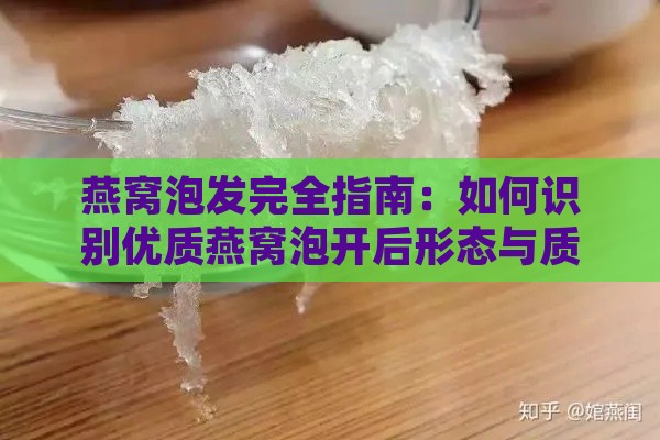 燕窝泡发完全指南：如何识别优质燕窝泡开后形态与质地