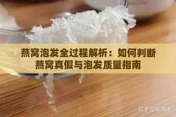 燕窝泡发全过程解析：如何判断燕窝真假与泡发质量指南