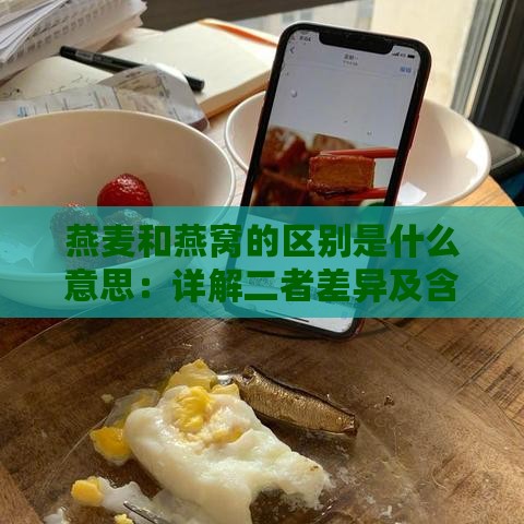 燕麦和燕窝的区别是什么意思：详解二者差异及含义