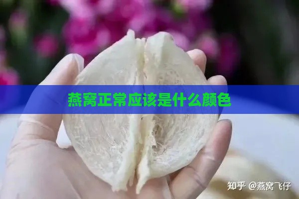 燕窝正常应该是什么颜色