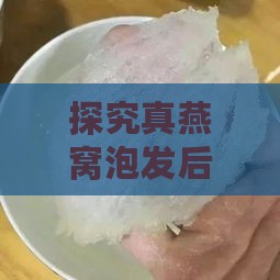 探究真燕窝泡发后的独特风味与口感