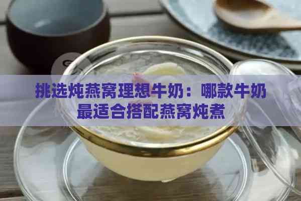 挑选炖燕窝理想牛奶：哪款牛奶最适合搭配燕窝炖煮