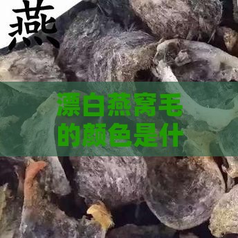 漂白燕窝毛的颜色是什么