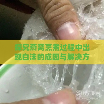 探究燕窝烹煮过程中出现白沫的成因与解决方法