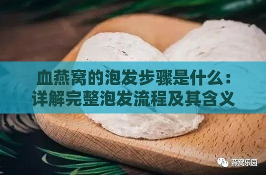 血燕窝的泡发步骤是什么：详解完整泡发流程及其含义