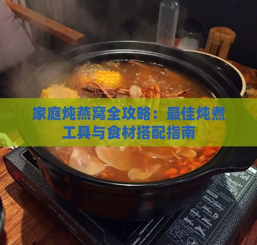 家庭炖燕窝全攻略：更佳炖煮工具与食材搭配指南