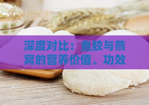 深度对比：鱼胶与燕窝的营养价值、功效及适用人群全解析