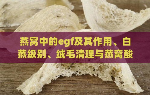 燕窝中的egf及其作用、白燕级别、绒毛清理与燕窝酸、蛋白质解析