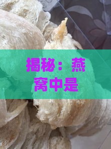 揭秘：燕窝中是否存在罕见红色品种之谜