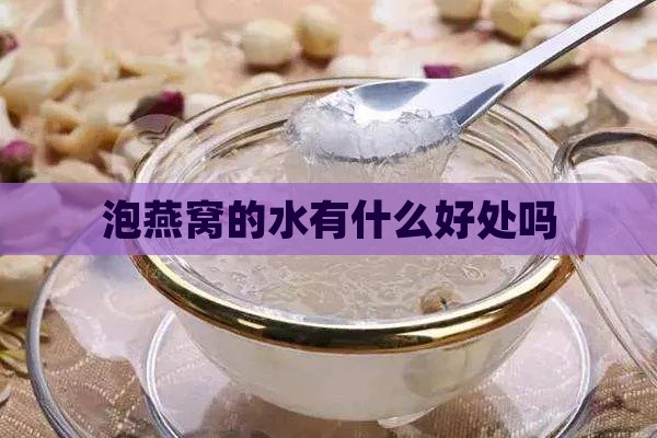 泡燕窝的水有什么好处吗