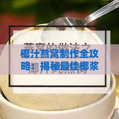 椰汁燕窝制作全攻略：揭秘更佳椰浆添加时机与步骤