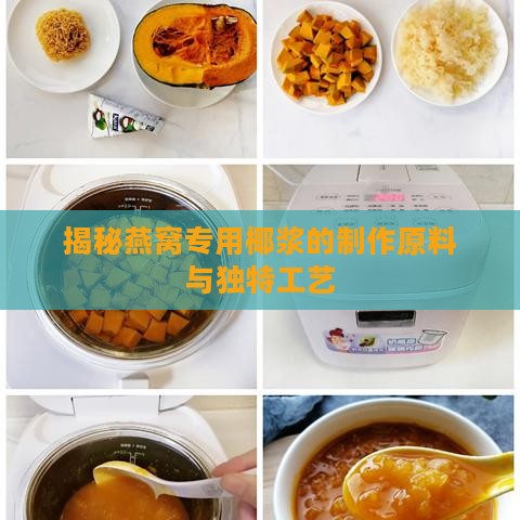 揭秘燕窝专用椰浆的制作原料与独特工艺