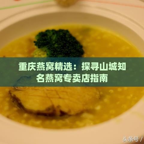 重庆燕窝精选：探寻山城知名燕窝专卖店指南