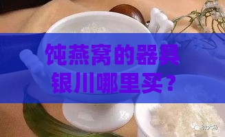 饨燕窝的器具银川哪里买？炖燕窝专用器皿一览