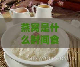 燕窝是什么时间食好更好