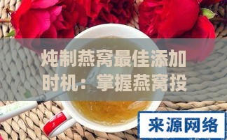 炖制燕窝更佳添加时机：掌握燕窝投放的正确时刻