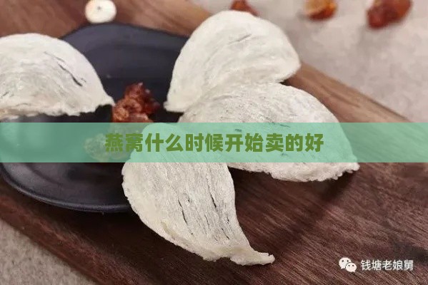 燕窝什么时候开始卖的好