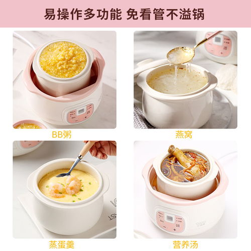 燕窝电炖盅多功能食谱：炖煮美食新体验，解锁炖汤炖粥炖甜品