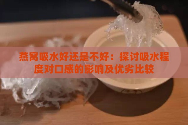 燕窝吸水好还是不好：探讨吸水程度对口感的影响及优劣比较