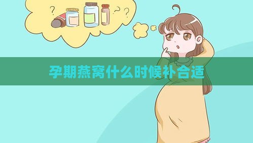 孕期燕窝什么时候补合适