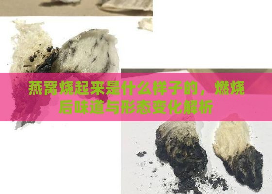 燕窝烧起来是什么样子的，燃烧后味道与形态变化解析