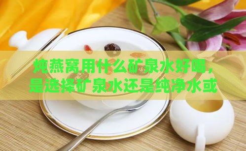 炖燕窝用什么矿泉水好喝，是选择矿泉水还是纯净水或冷开水？