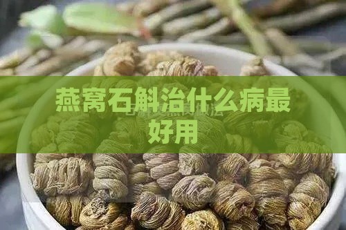 燕窝石斛治什么病更好用