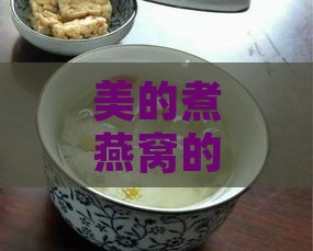 美的煮燕窝的小锅叫什么名字好听？