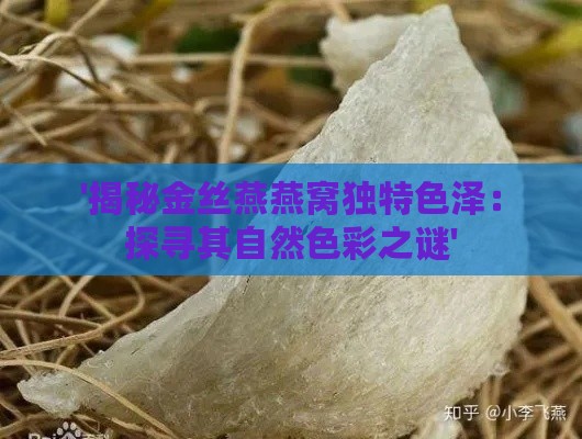 '揭秘金丝燕燕窝独特色泽：探寻其自然色彩之谜'