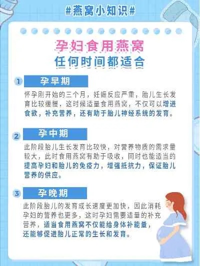 孕妇燕窝食用更佳时间与周期：全面解析孕期燕窝补充指南