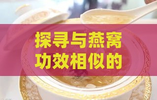 探寻与燕窝功效相似的天然滋补食材