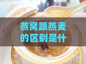 燕窝跟燕麦的区别是什么