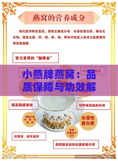 小燕牌燕窝：品质保障与功效解析，全方位了解燕窝滋养之道